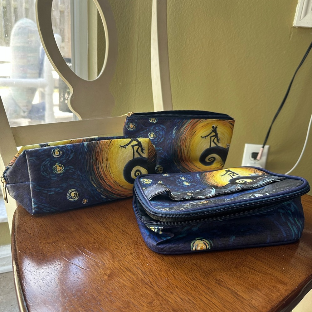 Nightmare Before Christmas Cosmetic Bags